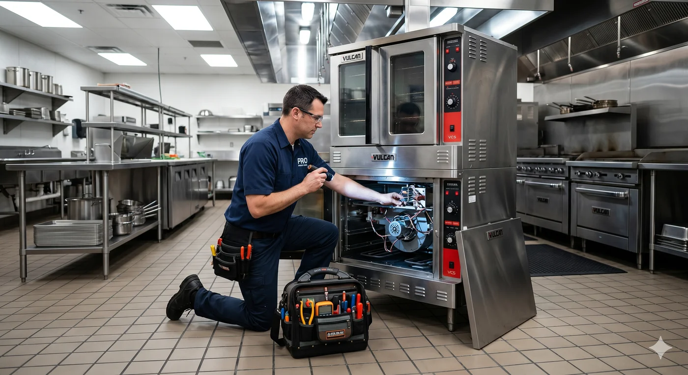 Hot cookline equipment service